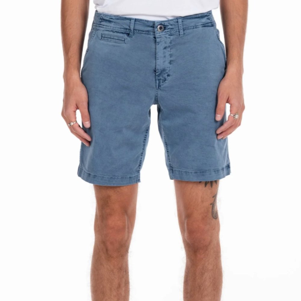 Original Paperbacks Turquoise Blue Walden Chino Shorts